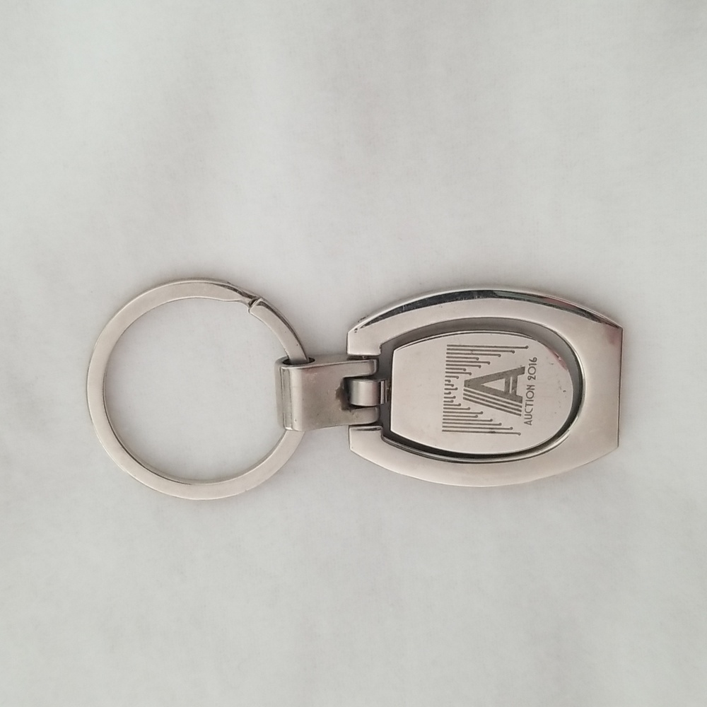 Silver Key Chain with an A.
